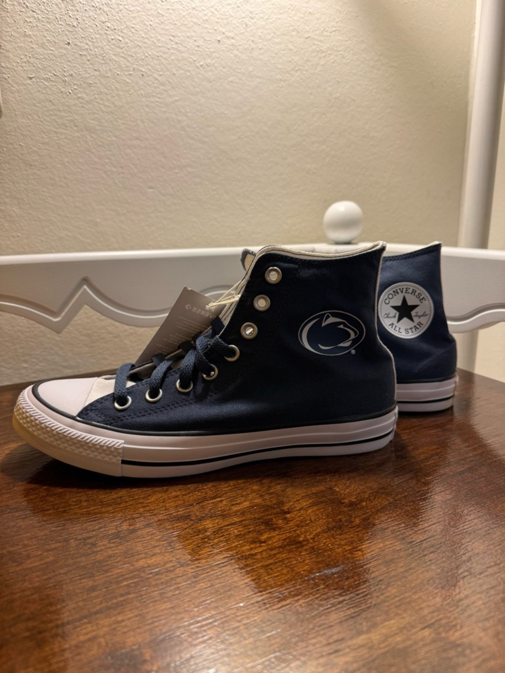 Converse Penn state High-Top Sneakers in Navy and White